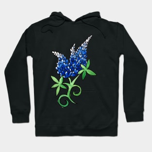 Texas Bluebonnet Proud Texanwork Hoodie